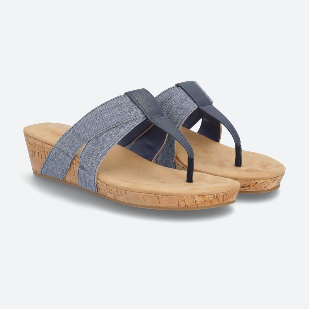 Stella T-Strap Wedge Sandals